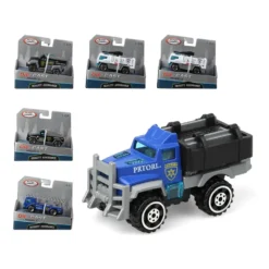 10x9 Cm Metal 6 Assortments 1:64 Truck