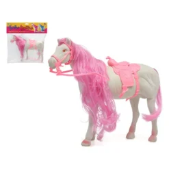 34x32 Cm Flocococo Horses Figure