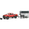Bruder Pick Up Ram 2500 Power Wagon With Equine Trailer