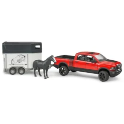 Bruder Pick Up Ram 2500 Power Wagon With Equine Trailer -Toys Shop bruder pick up ram 2500 power wagon with equine trailer 4