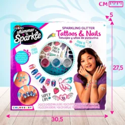 Shimmer ´N Sparkle Girls Tattoo & Nail Center -Toys Shop color baby shimmer n sparkle girls tattoo nail center 6