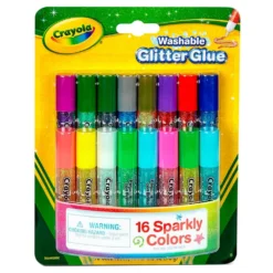 Crayola 16 Mini Washable Glitter Glue