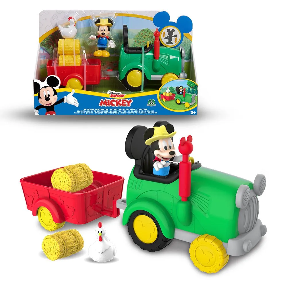 Famosa Tractor With Figure Mickey 1 Famosa Tractor With Figure Mickey