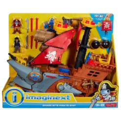 Fisher Price Shark Bite Pirate Ship -Toys Shop fisher price shark bite pirate ship 2