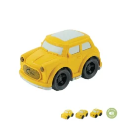 Eco W/ Sounds Bioplastic Car 15 Cm Yellow