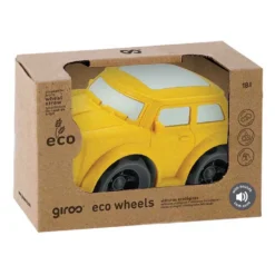 Eco W/ Sounds Bioplastic Car 15 Cm Yellow -Toys Shop giros eco w sounds bioplastic car 15 cm yellow 3