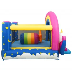 Happy Hop Slide PVC Bouncy Castle 335x265x215 Cm -Toys Shop happy hop slide pvc bouncy castle 335x265x215 cm 2