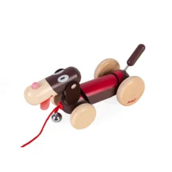 Janod Drag Dog -Toys Shop janod drag dog 1