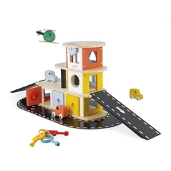 Janod Garage -Toys Shop janod garage 4