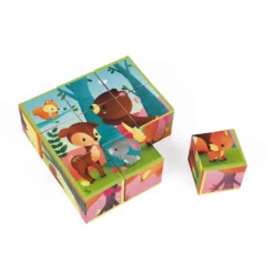 Janod Kubkid 9 Blocks Forest Animals