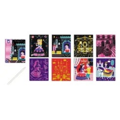 Janod Scratch Art Princesses -Toys Shop janod scratch art princesses 2