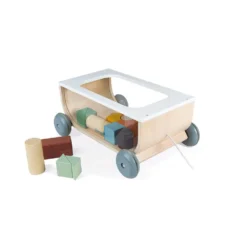 Janod Sweet Cocoon Cart With Blocks -Toys Shop janod sweet cocoon cart with blocks 8