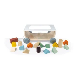 Janod Sweet Cocoon Cart With Blocks -Toys Shop janod sweet cocoon cart with blocks 9