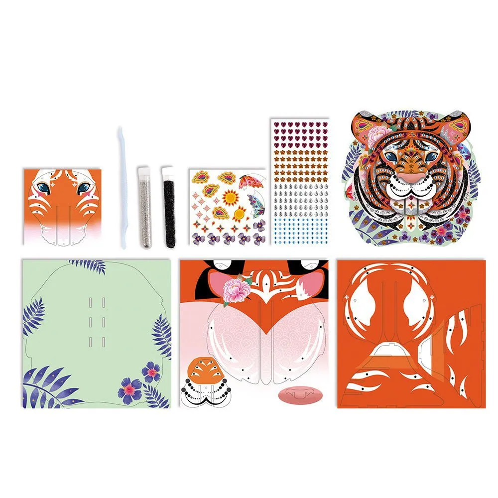 Janod Tiger Trophy Glitter And Sequins 1 Janod Tiger Trophy Glitter And Sequins