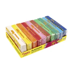 Modeling Clay Pack Of Vegetable-Based Plasticine 10 Bars Of 150 Grams Multicolored Assortment