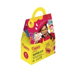 Super Kit Modelling Clay Set Of3 Bars Of 50 Gr + 6 Cutters + 1 Roller Pin