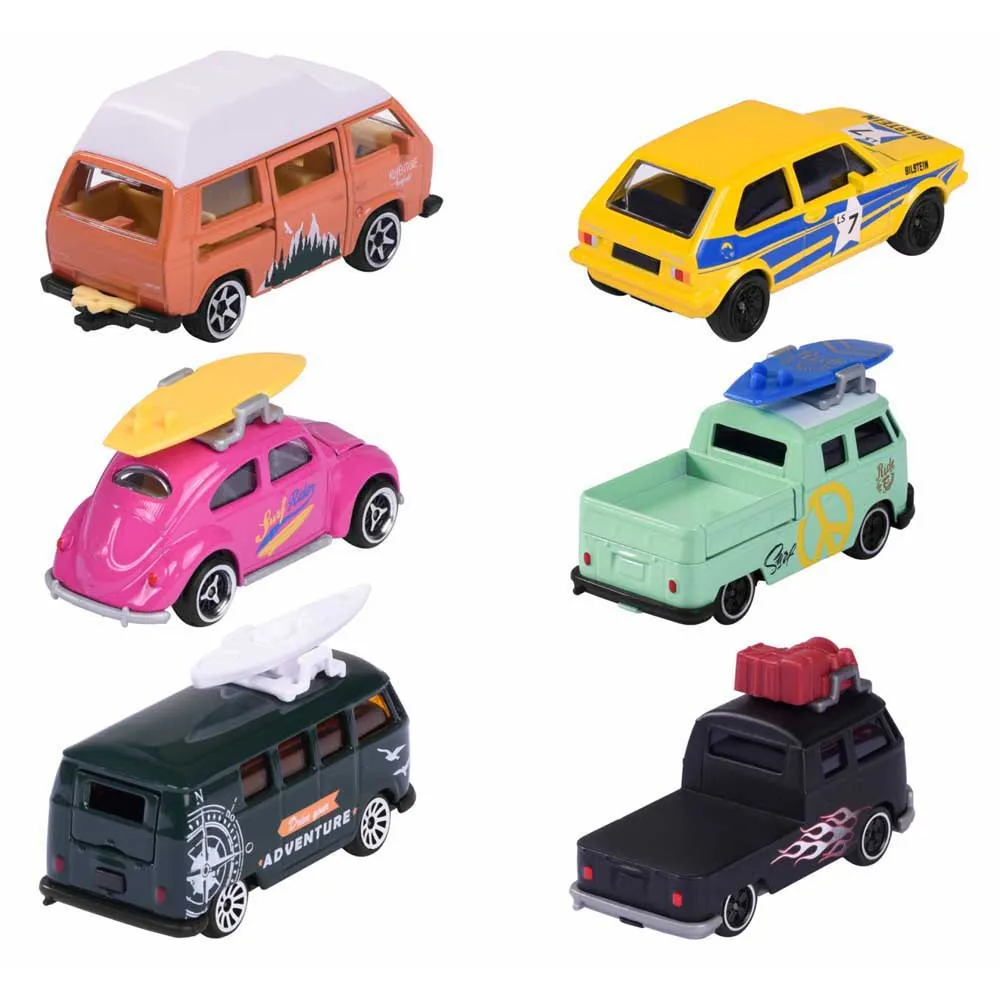 Majorette Volkswagen The Originals Premium Cars 6 Assorted 2 Majorette Volkswagen The Originals Premium Cars 6 Assorted - Image 2