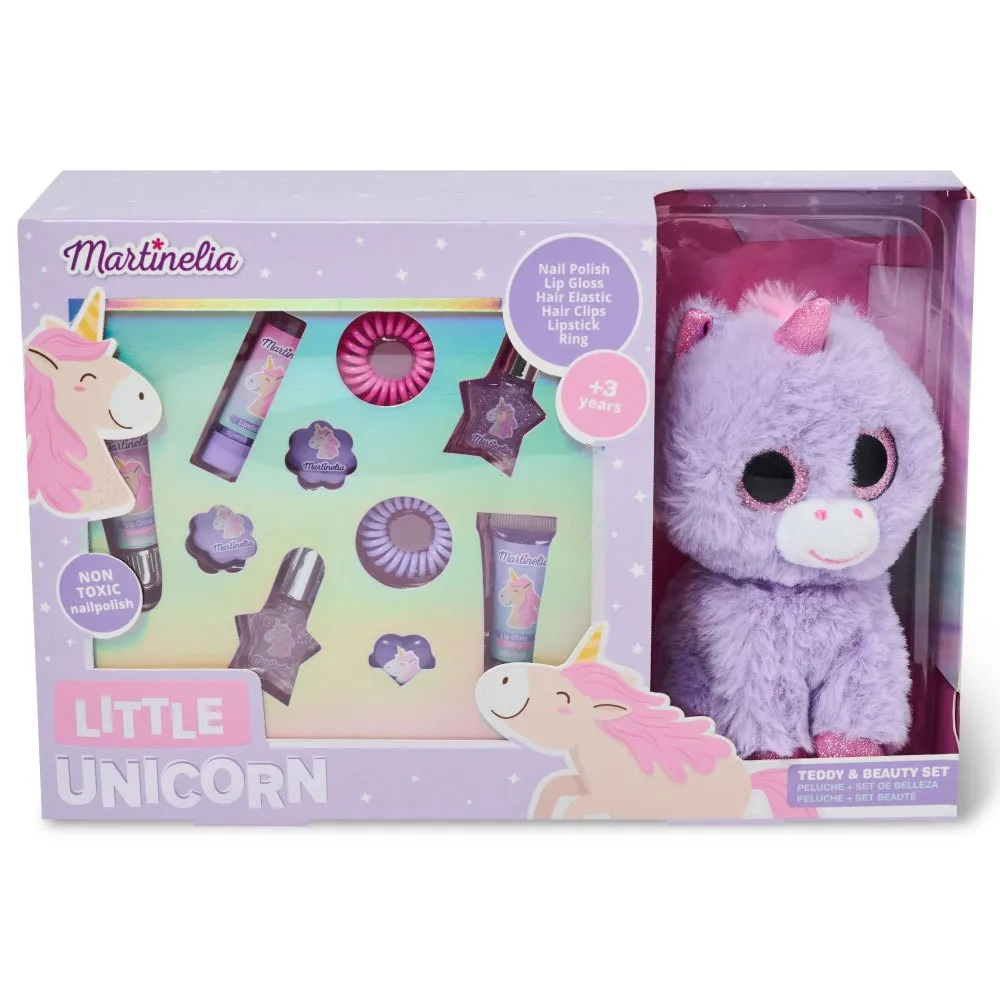 ChildrenS Cosmetic Set With Unicorn Stuffed Animal 1 ChildrenS Cosmetic Set With Unicorn Stuffed Animal