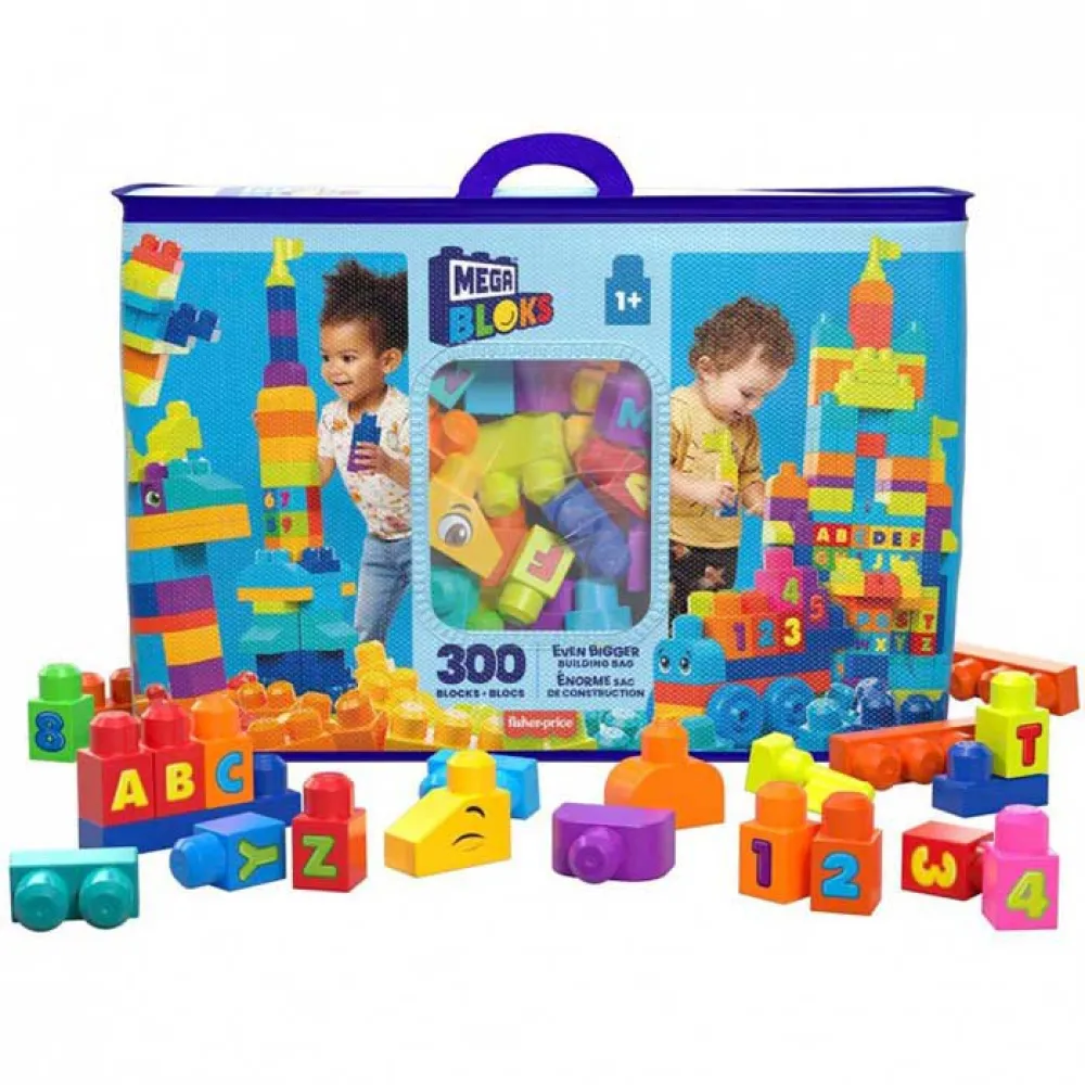 Mega Bloks Big Extra Bag 300 Blocks 3 Mega Bloks Big Extra Bag 300 Blocks - Image 3
