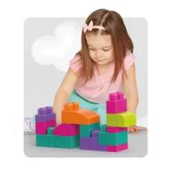 Mega Bloks First Builders Big Building Pink Bag 60 Pieces -Toys Shop mega bloks first builders big building pink bag 60 pieces 2