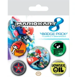NINTENDO Super Mario Kart 8 Badge Set