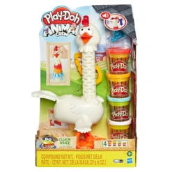 PLAY-DOH Animal Crew Funny Feathers Chicken