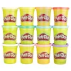 PLAY-DOH Warm Colors Plasticine Jar 12 Units