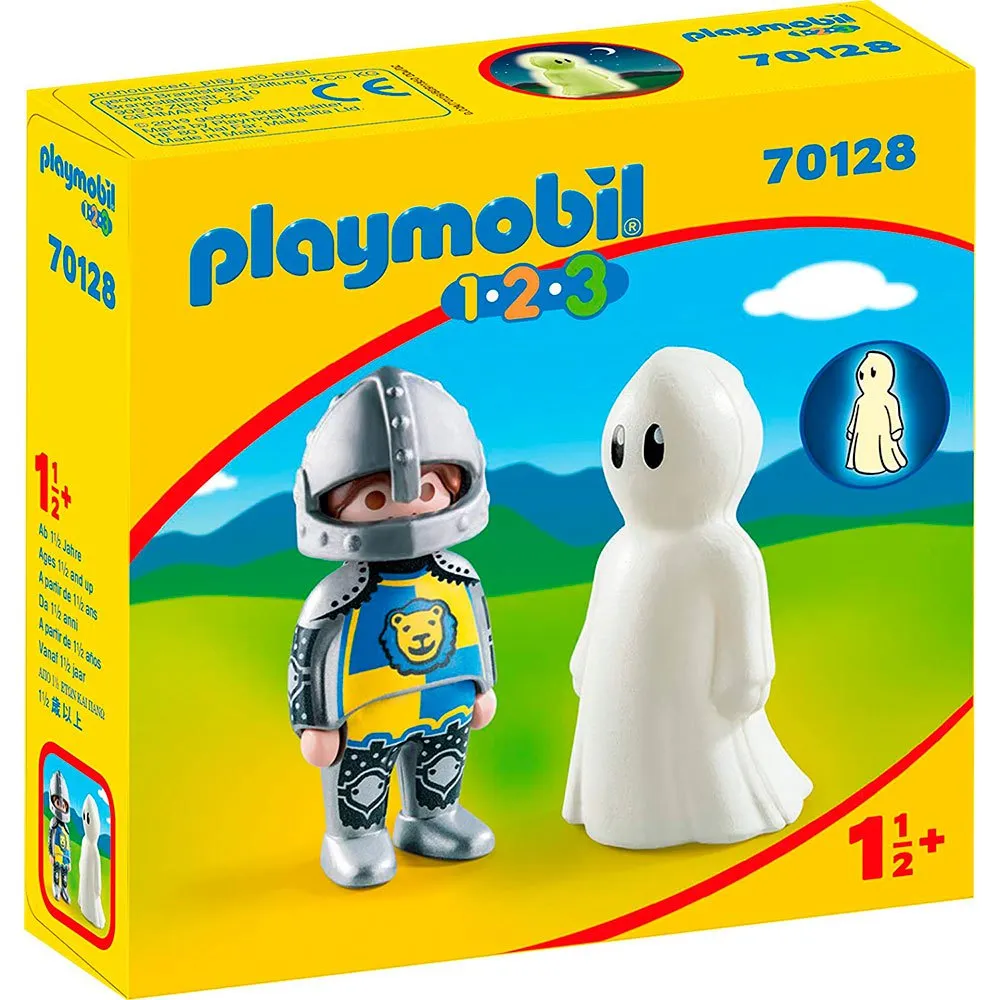 Playmobil 70128 1.2.3 Knight With Ghost 2 Playmobil 70128 1.2.3 Knight With Ghost - Image 2