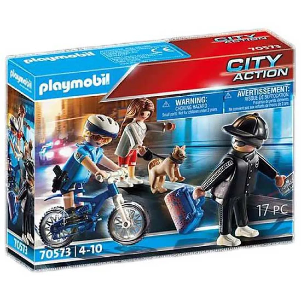 Playmobil 70573 Police Bike Pursuit Of Pickpocket 1 Playmobil 70573 Police Bike Pursuit Of Pickpocket