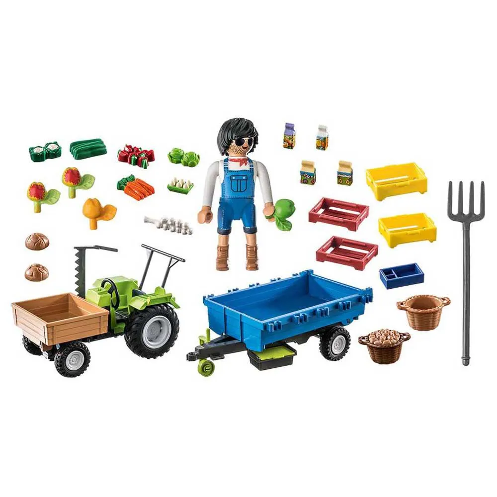 Playmobil Tractor With Trailer 1 Playmobil Tractor With Trailer