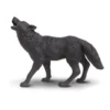 Black Wolf Howling Figure