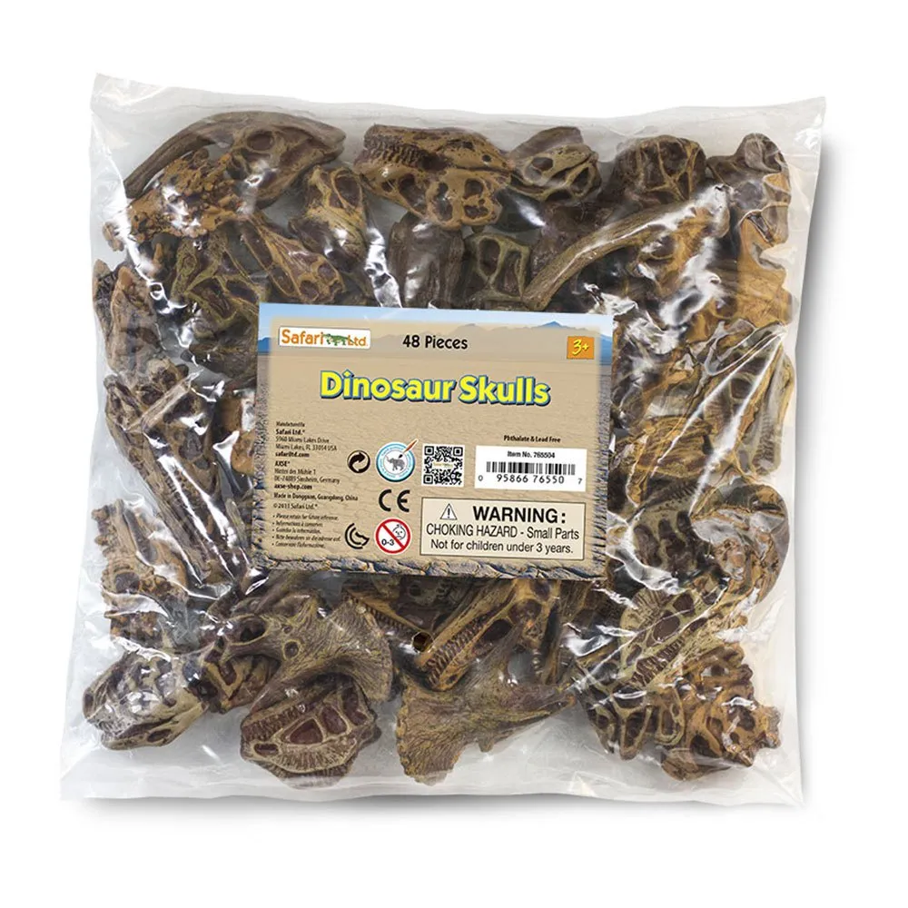 Dinosaur Skulls 48 Pieces Figure 1 Dinosaur Skulls 48 Pieces Figure