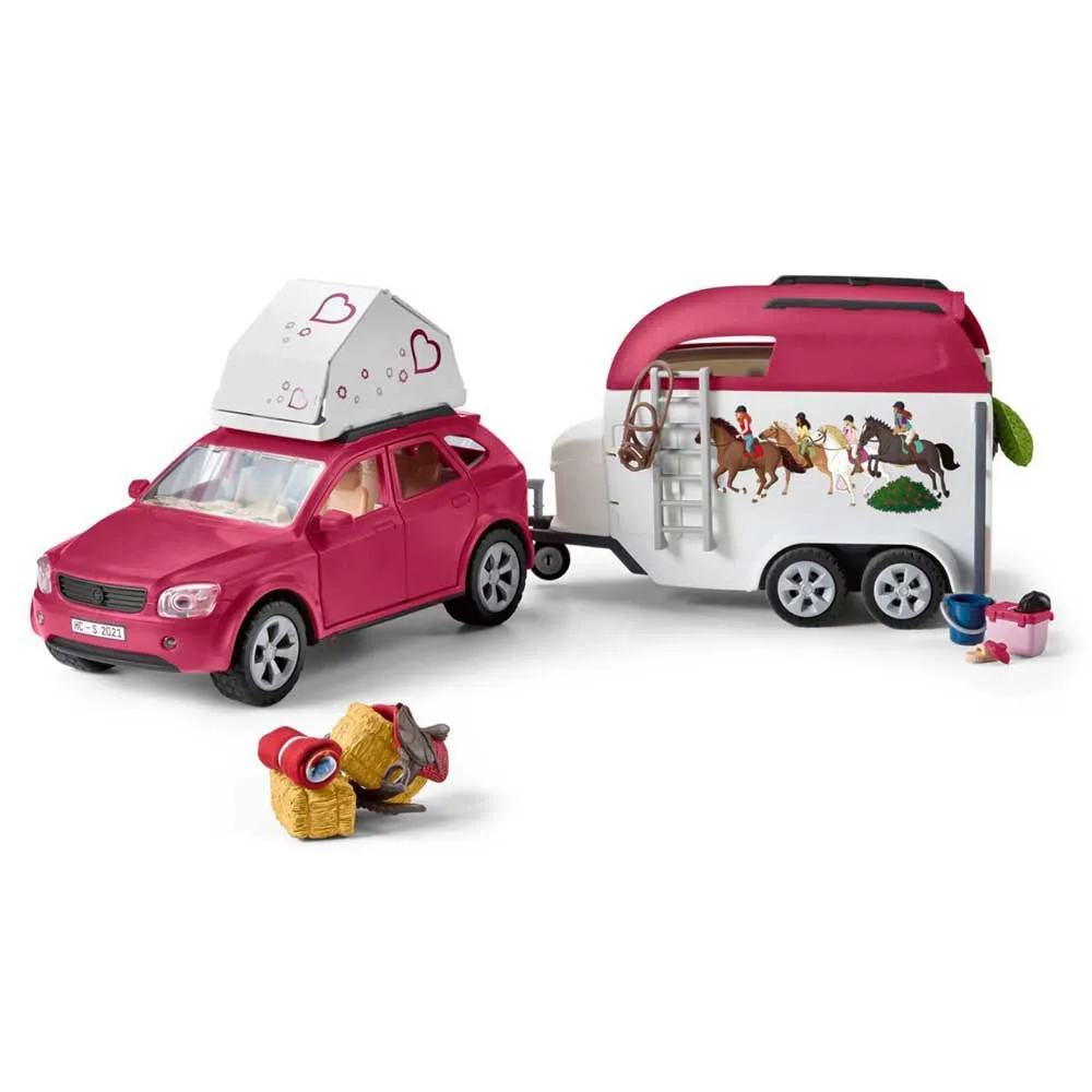 Schleich Horse Club Horse Adventure With Car & Trailer Figure 2 Schleich Horse Club Horse Adventure With Car & Trailer Figure - Image 2