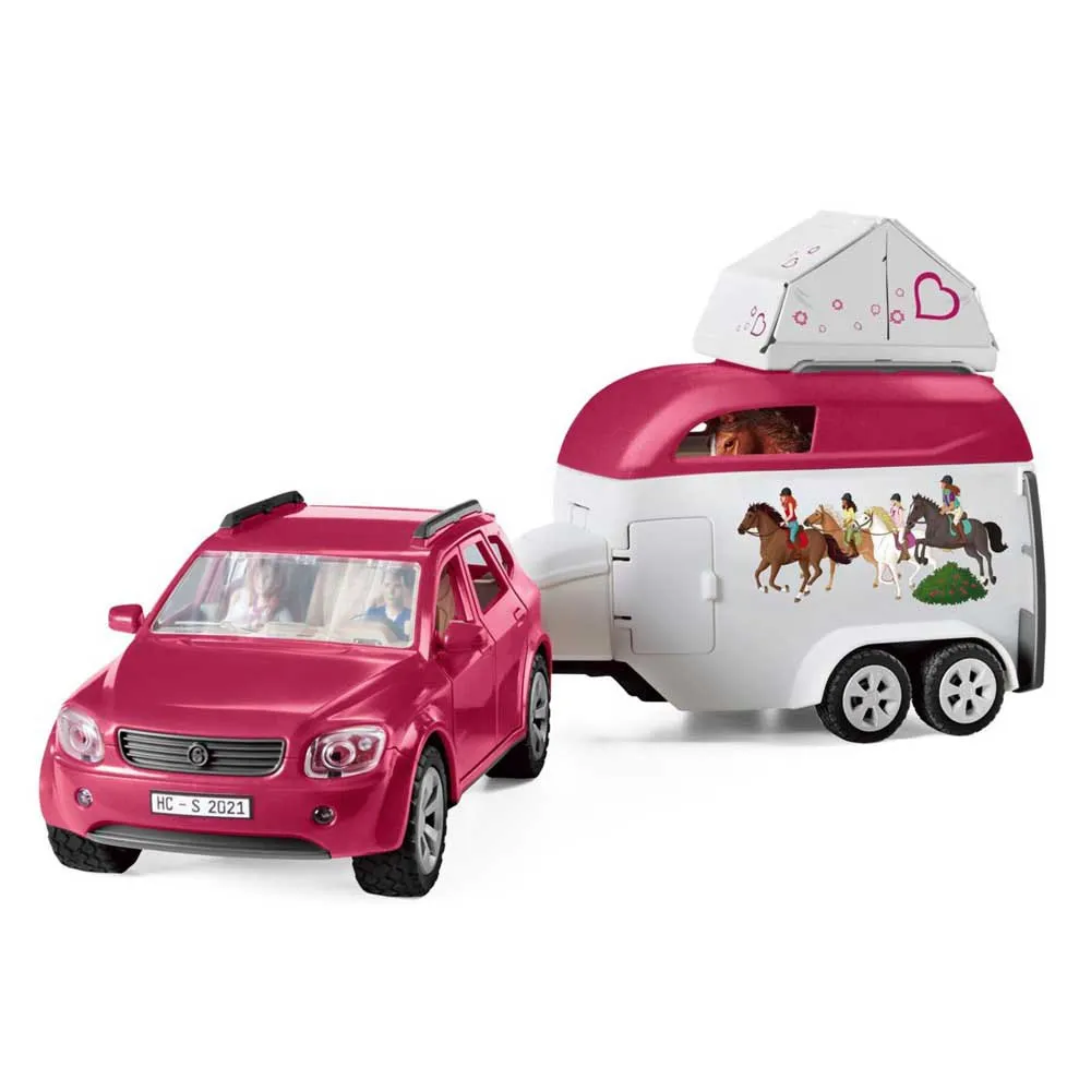 Schleich Horse Club Horse Adventure With Car & Trailer Figure 4 Schleich Horse Club Horse Adventure With Car & Trailer Figure - Image 4