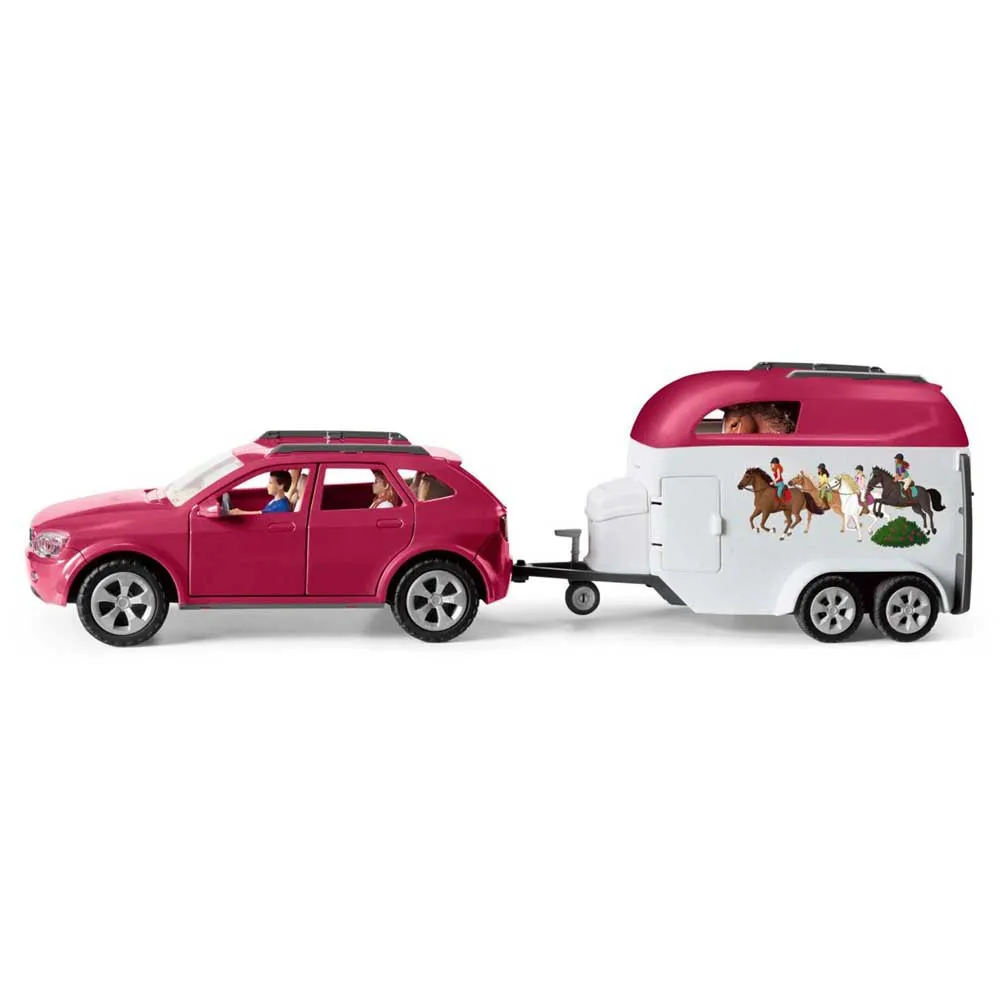 Schleich Horse Club Horse Adventure With Car & Trailer Figure 1 Schleich Horse Club Horse Adventure With Car & Trailer Figure
