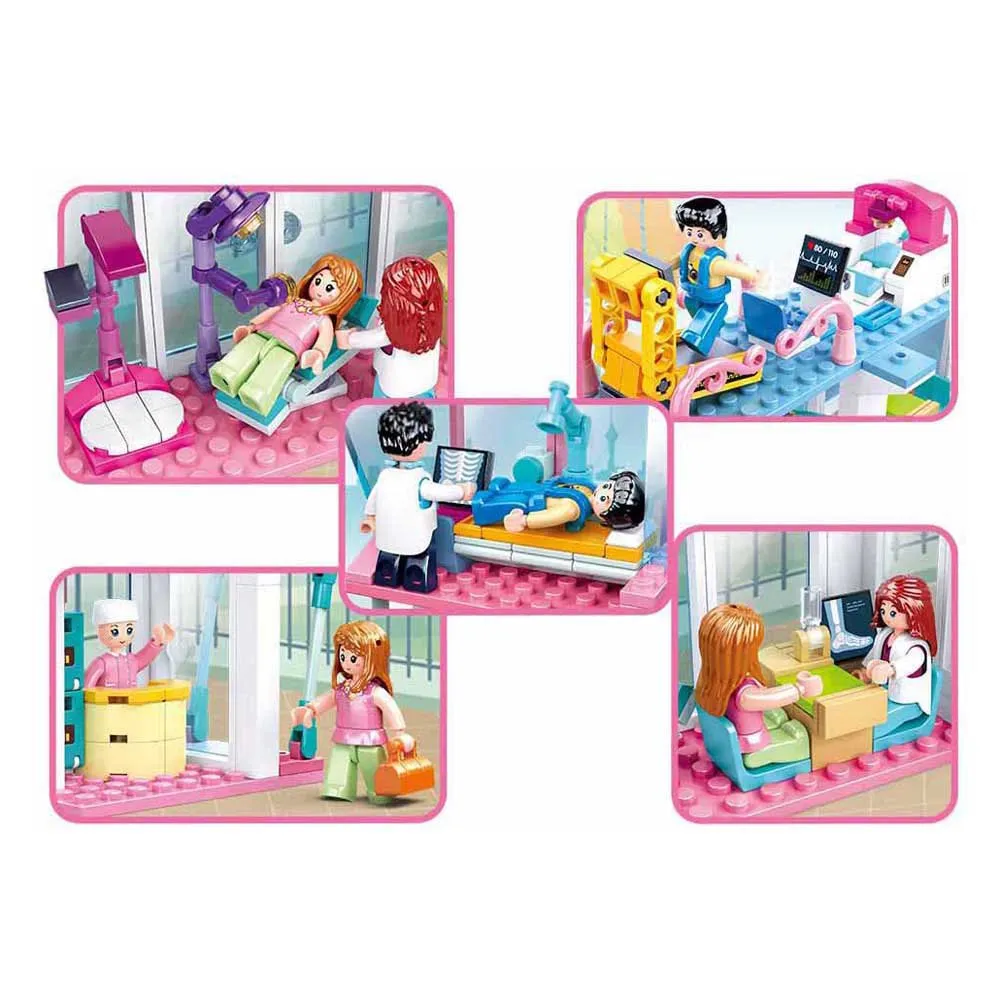 Sluban Girls Dream Centro Hospitalar 459 Pieces 4 Sluban Girls Dream Centro Hospitalar 459 Pieces - Image 4