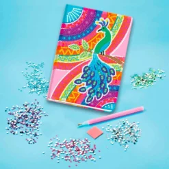 Totum Create Your Peacock Newspaper With 15x21 Cm Diamonds -Toys Shop totum create your peacock newspaper with 15x21 cm diamonds 2